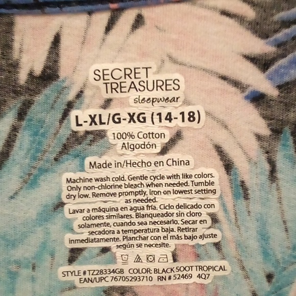 Secret Treasures Pullover Cover Up - Size L-XL (14-18) - Picture 4 of 6